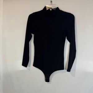 3/$20 Bundle & Save! Black Long Sleeve Bodysuit